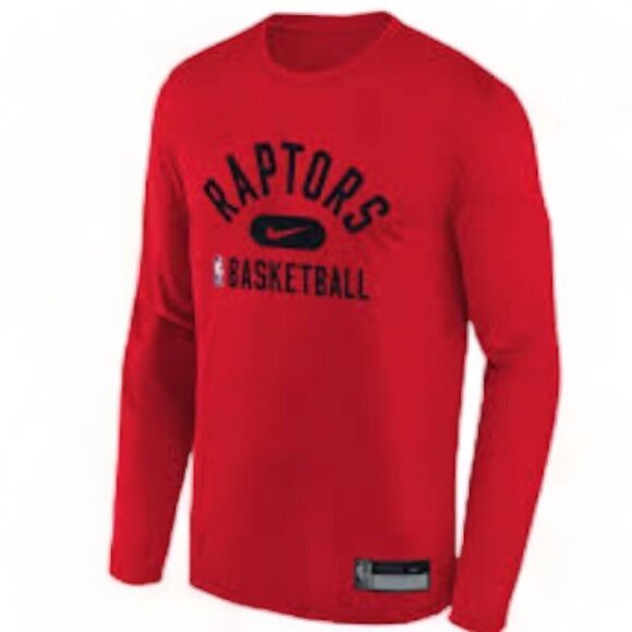 Nike NBA Toronto Raptors Long Sleeve "The Nike Tee", Men's Size XLT - Picture 1 of 9